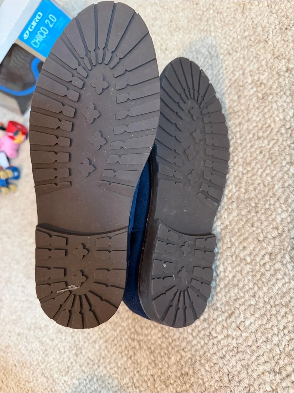 Janie and Jack Navy Suede Chelsea Boots for Kids